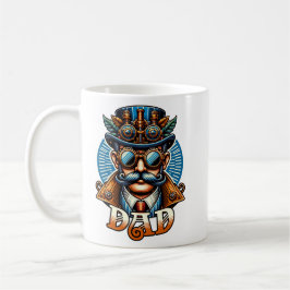 Steampunk Pappa Kaffemugg