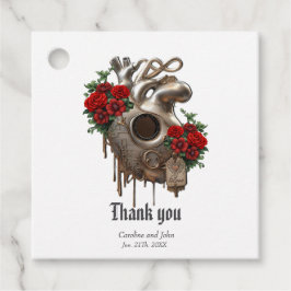 Steampunk Passion, Kärlek mekaniska hjärta. Gåvor Etiketter