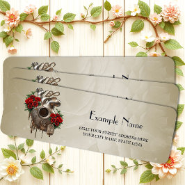 Steampunk Passion, Kärlek mekaniska hjärta. Returadress Etikett