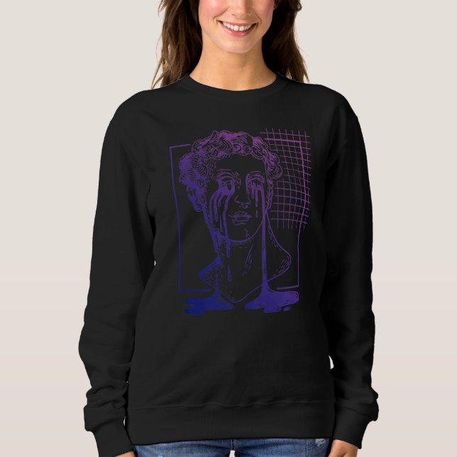 Steampunk Pastel Goth Michelangelo Creepy David St T Shirt (Framsida)