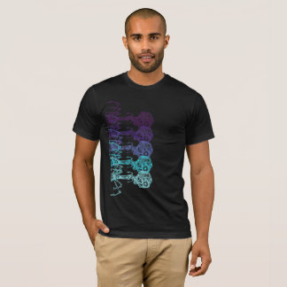 Steampunk_Phage i levande Färg Tee