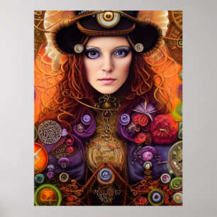 Steampunk Pirat Poster