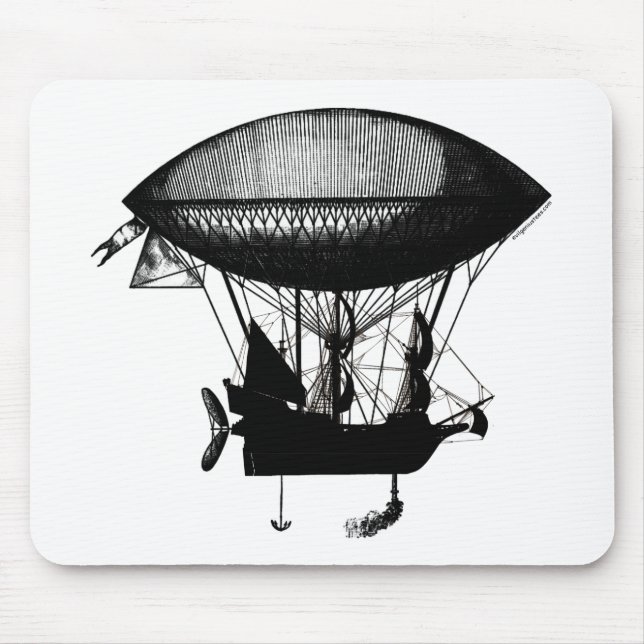 Steampunk piratairship musmatta (Framsidan)