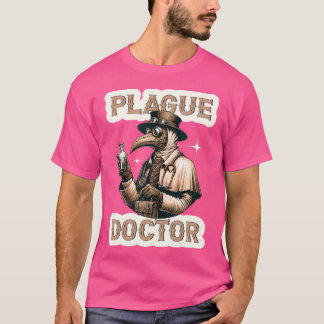 Steampunk Plague Doktor Gothic Stil Plague Doktor T Shirt