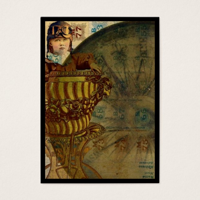 Steampunk Play Visitkort (Framsidan)