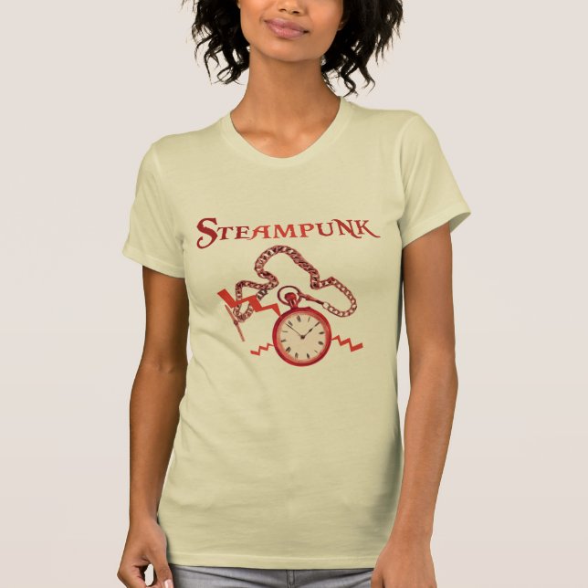 Steampunk Pocketwatch T-shirt (Framsida)