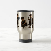 Steampunk Pojke Uppfinnare Tumbler | Whimsisk Växe