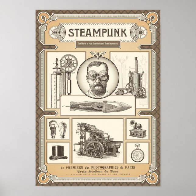 Steampunk poster (Framsidan)
