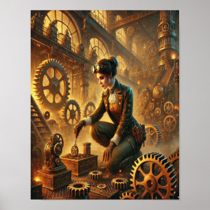 Steampunk Poster 10, The Gears & Grace Ingenjör