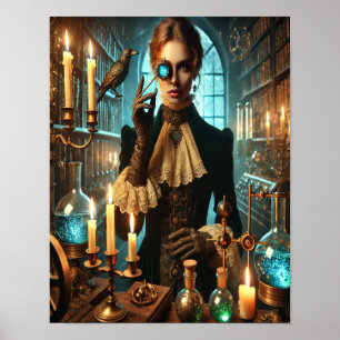 Steampunk Poster 45, Shadow Alchemist