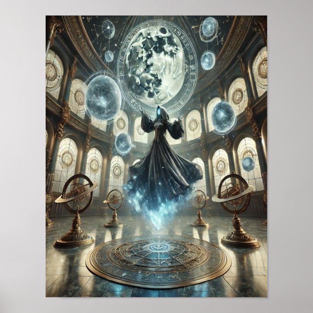 Steampunk Poster 47 Lunar Sorceress (Framsidan)