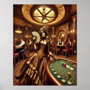 Steampunk Poster 53 Drottningen av Grand Casino