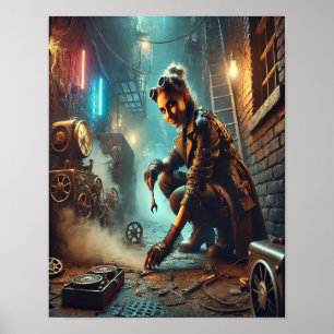 Steampunk Poster 55 Streetwissolbrännare