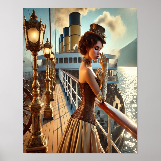 Steampunk Poster 74 Steamship Heiress (Framsidan)