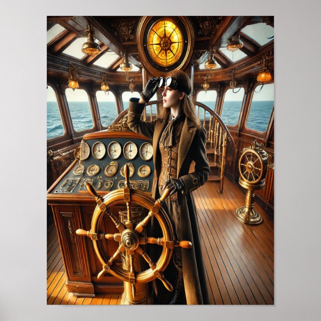 Steampunk Poster 75 Navigator (Framsidan)