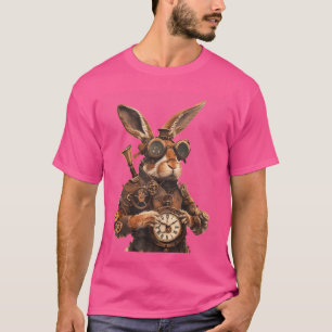 Steampunk Rabbit Fantasy Animal Art T Shirt