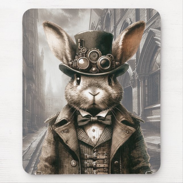 Steampunk Rabbit i London Musmatta (Framsidan)