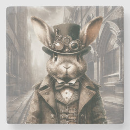 Steampunk Rabbit i London Stenunderlägg