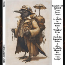 Steampunk Raven Explorer Adventurer EG7L Decoupage