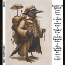 Steampunk Raven Explorer Adventurer EG7R Decoupage