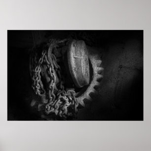 Steampunk - Redskap - Hoist och kedja Poster