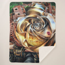 Steampunk Ro med Surreal Ansikte - Mekaniskt golv