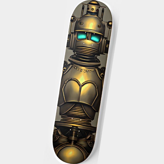 Steampunk Robot Knight Mini Skateboard Bräda 18,5 Cm (Skapare uppladdad)