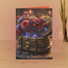 Steampunk Romantik Helgkort