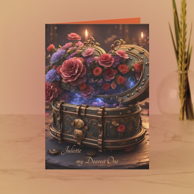 Steampunk Romantik Helgkort (Skapare uppladdad)