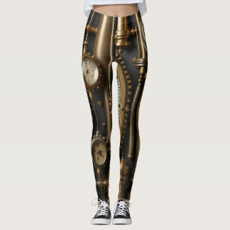Steampunk Rör och Gages Leggings