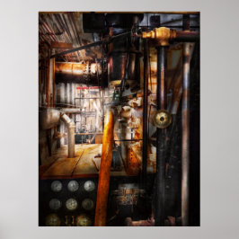 Steampunk - Rörning - Rör Poster