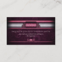 Steampunk, rosa hjärta och redskap, Monogram