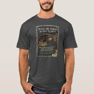 Steampunk rostig flygmaskin tee