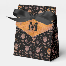 Steampunk Rostiga Ballonger Anpassad Monogram Presentaskar