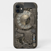 Steampunk Rotary Metall Dial Mobil.