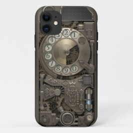 Steampunk Rotary Metall Dial Mobil.