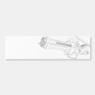 Steampunk Rotation Gun Bildekal