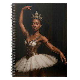 Steampunk Royal Ballerina Elegant Fantasy Anteckningsbok