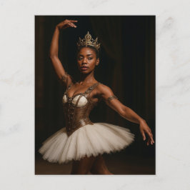 Steampunk Royal Ballerina Elegant Fantasy Vykort