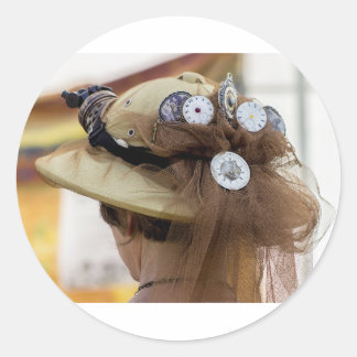 Steampunk Runt Klistermärke
