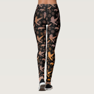 Steampunk Rusty Kråkas and Gears Leggings