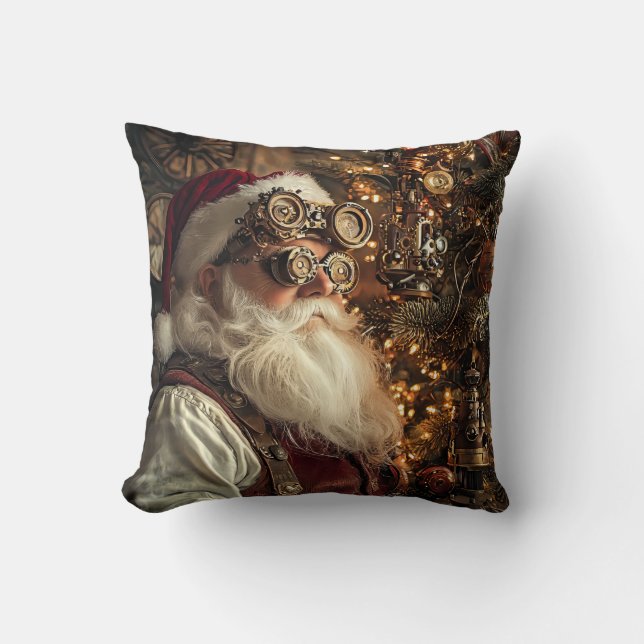Steampunk Santa Kudde (Framsida)