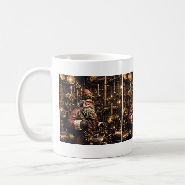 Steampunk Santa Mugg (Vänster)