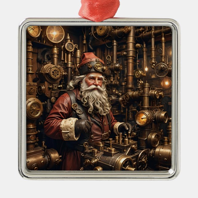 Steampunk Santa Ornament (Framsidan)