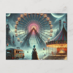 Steampunk Sci Fi Carnival Vykort