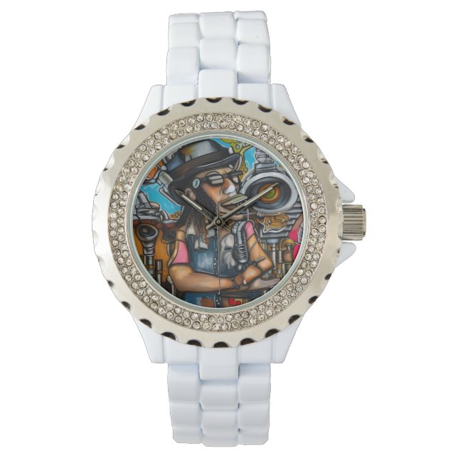 Steampunk Singer i Dreamland Armbandsur (Framsida)