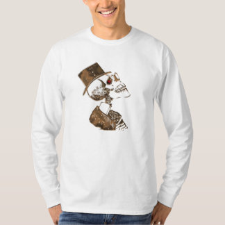 Steampunk skalle tee