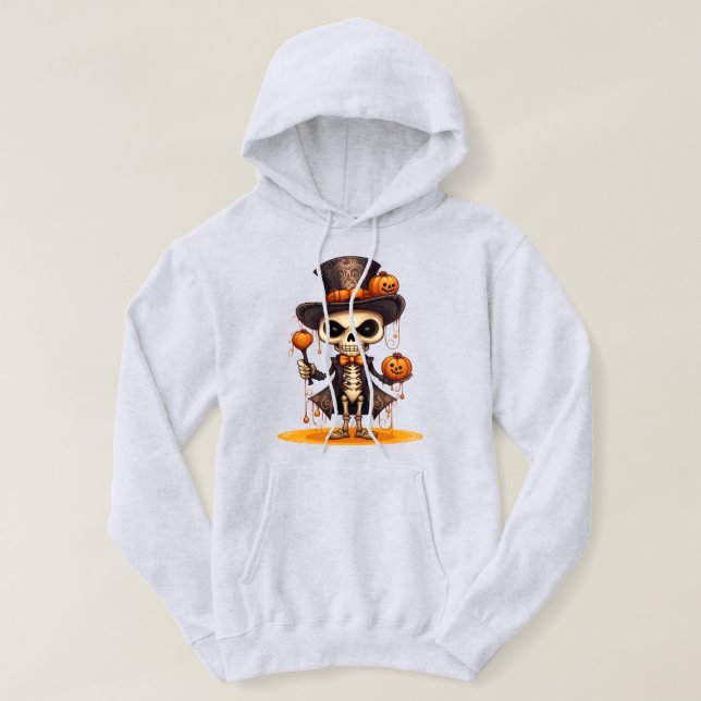 Steampunk Skeleton Hoodie (Design framsida)