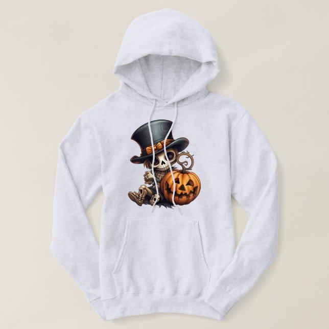Steampunk Skeleton Hoodie (Design framsida)