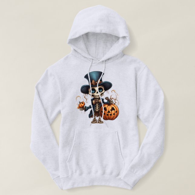 Steampunk Skeleton Hoodie (Design framsida)